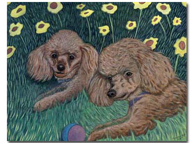 Custom Portrait: Gracie & Zoie