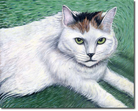 Custom Cat Portrait: Helen