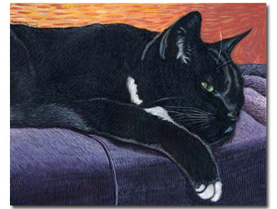 Custom Cat Portrait: Molly