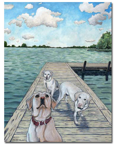 Custom Portrait: Molly, Maggie & Abby