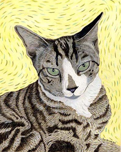 Custom Cat Portrait: Timber