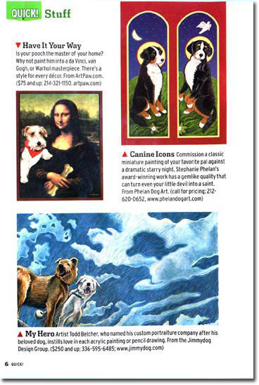 Custom Portrait: From Best For Pets magazine