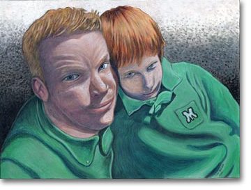 Custom Cat Portrait: Herd fans for life