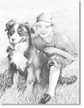 Custom Portrait: Kenny & Archie