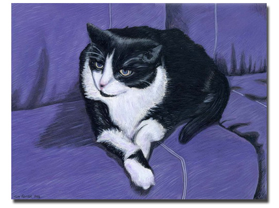Custom Cat Portrait: Zoe