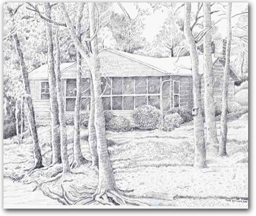 Custom Portrait: Mary's House